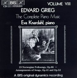 Edvard Grieg: The Complete Piano Music, Volume VIII