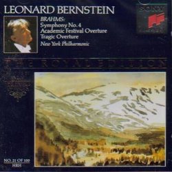 Brahms: Symphony No. 4; Academic Festival Overture; Tragic Overture (Bernstein: The Royal Edition)