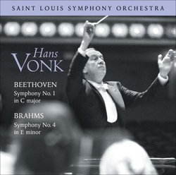 Beethoven: Symphony No. 1; Brahms: Symphony No. 4