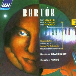 Bartók: The Music for Violin and Piano, Vol. 1