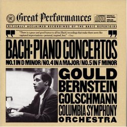 Bach: Piano Concertos nos 1, 4-5/Gould, Bernstein