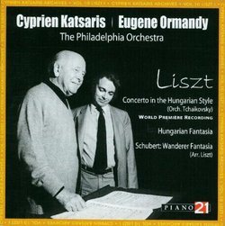 Liszt: Concerto in the Hungarian Style (Orch. Tchaikovsky); Hungarian Fantasia; Schubert: Wanderer Fantasia