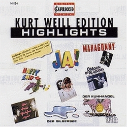 Kurt Weill Edition Highlights