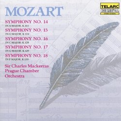 Mozart: Symphonies Nos. 14-18