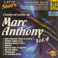 Karaoke: Marc Anthony 4 - Latin Stars Karaoke