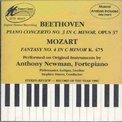 Beethoven : Piano Concerto No. 3 ; Mozart : Fantasy No. 4