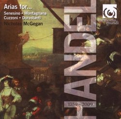 Handel: Arias for Senesino, Montagnana, Cuzzoni, Durastanti