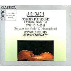Bach: Sonaten Fur Violine & Cembalo Nos. 1-6, BWV 1014-1019/6 Sonatas For Violin And Harpischord