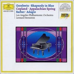 Gershwin: Rhapsody in Blue; Copland: Appalachian Spring; Barber: Adagio