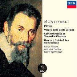 Monteverdi: L'orfeo, Vespro Della Beata Vergine, Madrigals, etc.