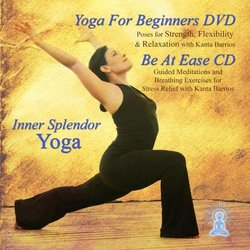 Yoga for Beginners DVD and Be At Ease Guided Meditation
