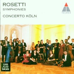 Rosetti: Symphonies (Volume 1) /Concerto Koln