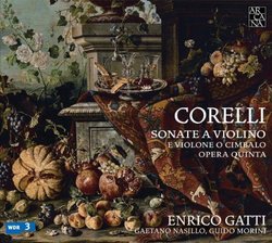 Corelli: Sonate a Violino e Violone o Cimbalo Opera Qvinta