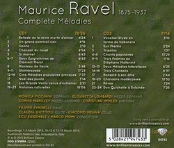Ravel: Complete Mélodies
