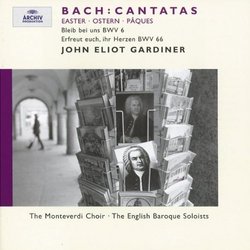 Bach - Easter Cantatas BWV 6 & 66 / Fink, Davislim, Clarkson, Chance, Padmore, Henschel, The Monteverdi Choir, The English Baroque Soloists, Gardiner
