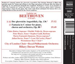 Beethoven: Der glorreiche Augenblich & Choral Fantasia