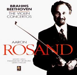 Beethoven: Violin Concerto in D / Brahms: Violin Concerto in D / Aaron Rosand