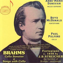 Brahms: Cello Sonatas & Songs with Cello
