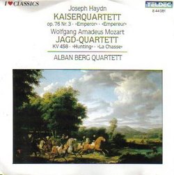 Haydn: String Quartet in C op 76 No 3; Mozart: String Quartet in B K 458 (Teldec).