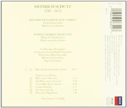 Heinrich Schutz Historia der Geburt Jesu Christi (Christmas Story); Motets for Double Choir (London)