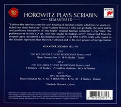 Horowitz Plays Scriabin