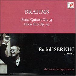Brahms: Piano Quintet Op.34; Horn Trio Op.40 [Germany]