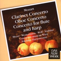 Mozart: Clarinet Concerto; Oboe Concerto; Concerto for flute and harp