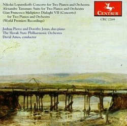 Lopatnikoff: Concerto for Two Pianos; Tansman: Suite for Two Pianos; Malpiero: Dialoghi VII