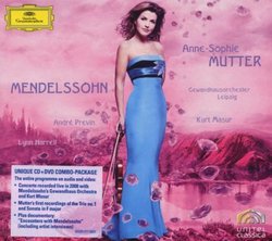 Anne-Sophie Mutter Plays Mendelssohn [CD & DVD]