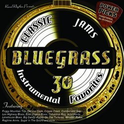 Bluegrass Music Power Picks, Bluegrass Classic Jams, CD, 30 Instrument Favorites