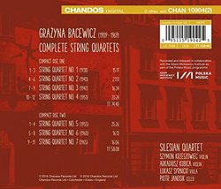Grayna Bacewicz: Complete String Quartets