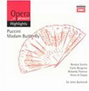 Puccini: Madam Butterfly - Highlights / Barbirolli