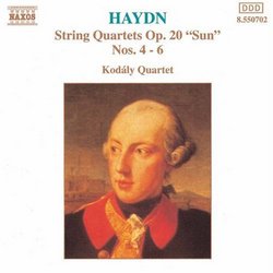 Haydn: String Quartets, Op. 20 "Sun", Nos. 4-6