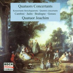 Cambini/Jadin/de Saint-Georges/Gossec: String Quartets