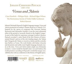 Johann Christoph Pepusch: Venus and Adonis