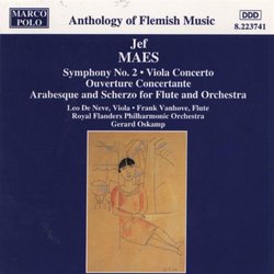 MAES: Symphony No. 2 / Viola Concerto / Ouverture Concertante / Arabesque and Scherzo