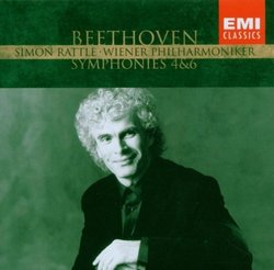 Beethoven: Symphonies #4 & 6; Sir Simon Rattle/Vienna Philharmonic