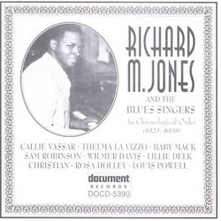 Richard M Jones 1923-1938