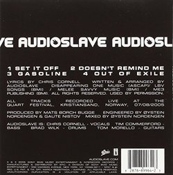 Audioslave Live EP 2006 USA CD