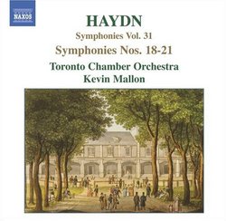 Haydn: Symphonies Nos. 18-21