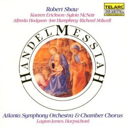 Handel - Messiah / Erickson, McNair, Hodgson, Humphrey, Stilwell, Atlanta SO, Shaw