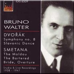 Dvorak - Symphony no.8, Slavonic Dance / Smetana - The Moldau, The Bartered, Bride, Overture - Bruno Walter