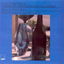 Haydn: Complete Variations for Solo Piano