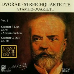Dvorák Streichquartette Vol. 1: Quartett F-Dur op. 96 "Amerikanisches"; Quartett G-dur Op. 106
