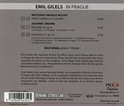 Emil Gilels in Prague