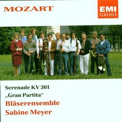 Mozart Serenade No 10 in B K361 "Gran Partita" - SAbine Meyer Wind Ensemble (EMI)