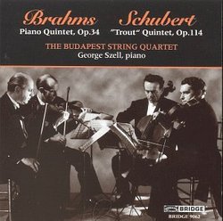 Brahms / Schubert : Szell / Budapest Quartet