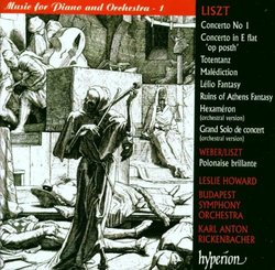 Liszt: Music For Piano And Orchestra 1 / Howard (The Complete Music For Solo Piano)