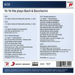 Yo-Yo Ma Plays Bach & Boccherini (Sony Classical Masters)