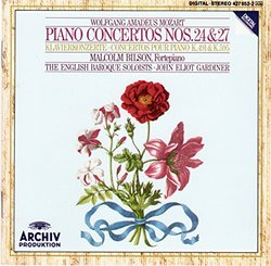 Wolfgang Amadeus Mozart: Piano Concertos Nos. 24 & 27 - Malcolm Bilson / English Baroque Soloists / John Eliot Gardiner